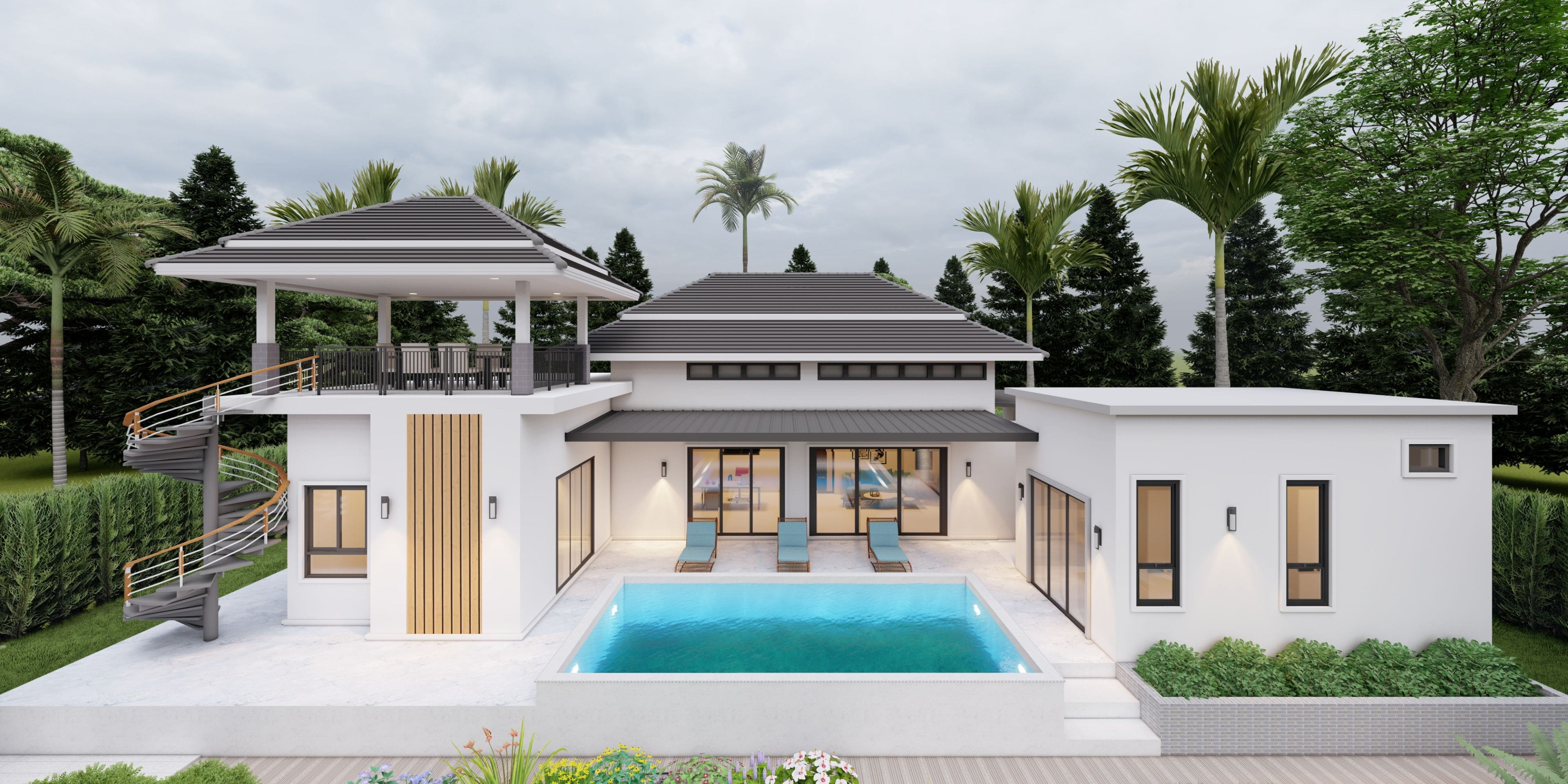 แบบบ้าน Type D - Srinangdin Realestate